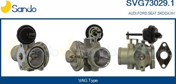 Sando SVG73029.1 - Valvola ricircolo gas scarico-EGR autozon.pro