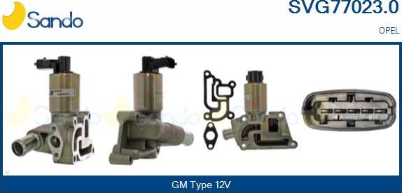 Sando SVG77023.0 - Valvola ricircolo gas scarico-EGR autozon.pro