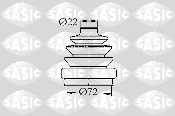 Sasic 9004640 - Cuffia, Semiasse autozon.pro