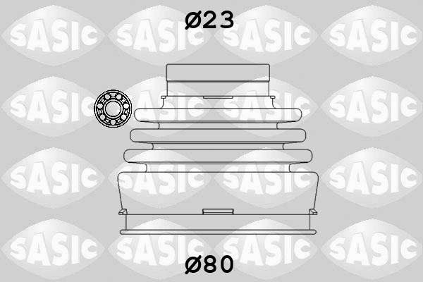 Sasic 9004630 - Cuffia, Semiasse autozon.pro