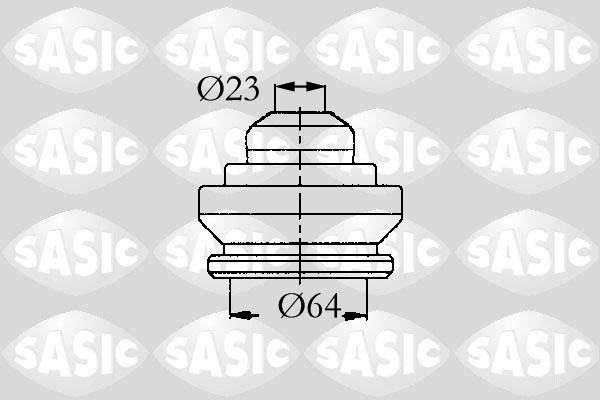 Sasic 9004625 - Cuffia, Semiasse autozon.pro