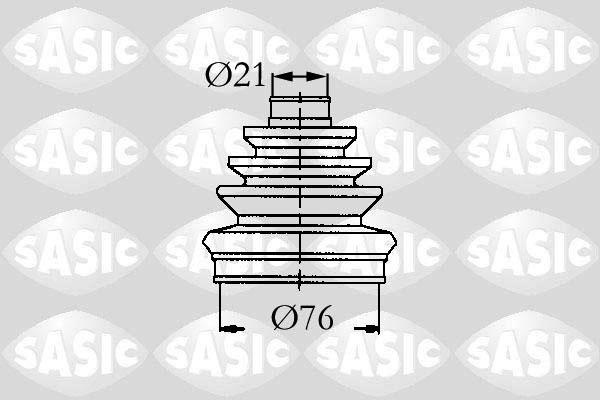 Sasic 9004621 - Cuffia, Semiasse autozon.pro