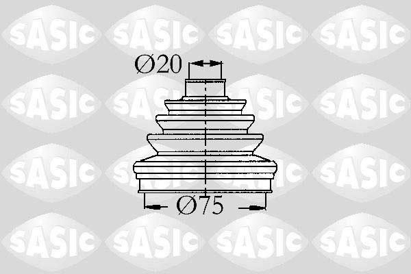 Sasic 9004717 - Cuffia, Semiasse autozon.pro