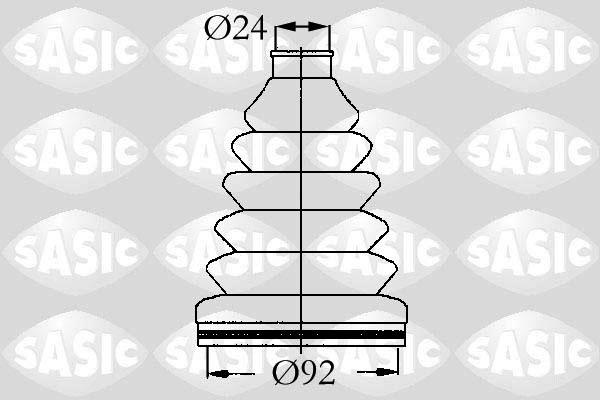 Sasic 9004725 - Cuffia, Semiasse autozon.pro