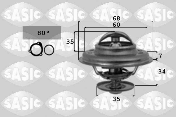 Sasic 9000067 - Termostato, Refrigerante autozon.pro