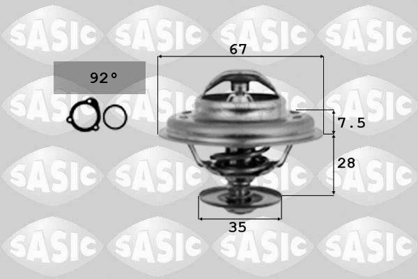 Sasic 9000016 - Termostato, Refrigerante autozon.pro