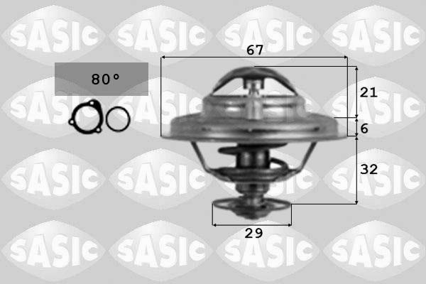 Sasic 9000087 - Termostato, Refrigerante autozon.pro