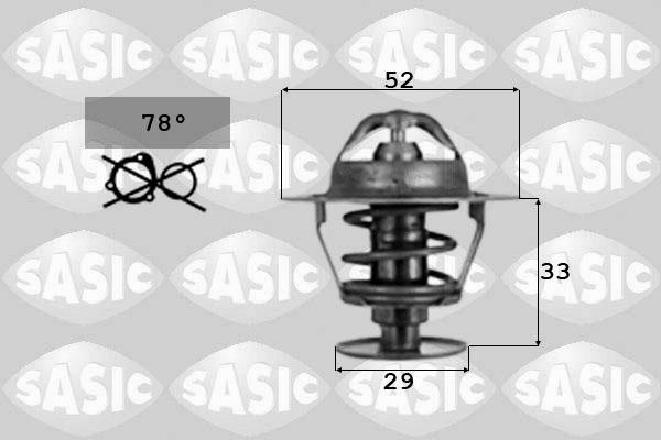 Sasic 9000039 - Termostato, Refrigerante autozon.pro