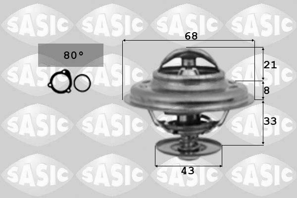 Sasic 9000036 - Termostato, Refrigerante autozon.pro