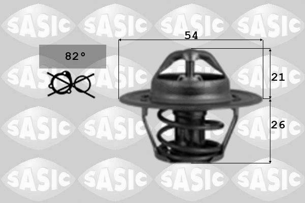 Sasic 9000037 - Termostato, Refrigerante autozon.pro