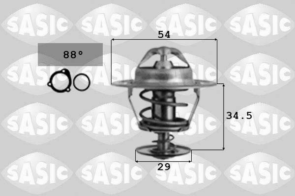 Sasic 9000074 - Termostato, Refrigerante autozon.pro