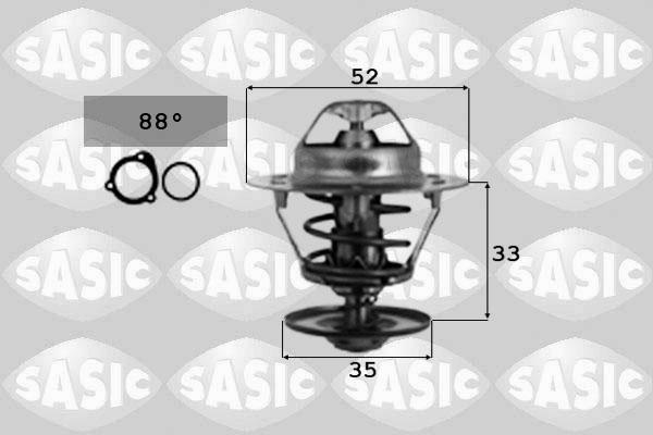 Sasic 9000347 - Termostato, Refrigerante autozon.pro