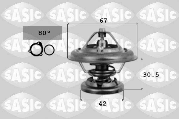 Sasic 9000369 - Termostato, Refrigerante autozon.pro