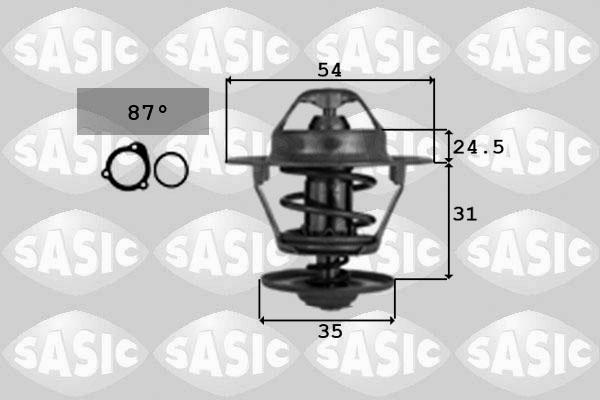 Sasic 9000334 - Termostato, Refrigerante autozon.pro