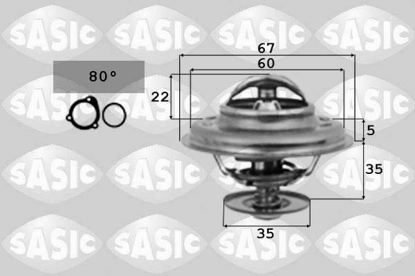 Sasic 9000337 - Termostato, Refrigerante autozon.pro