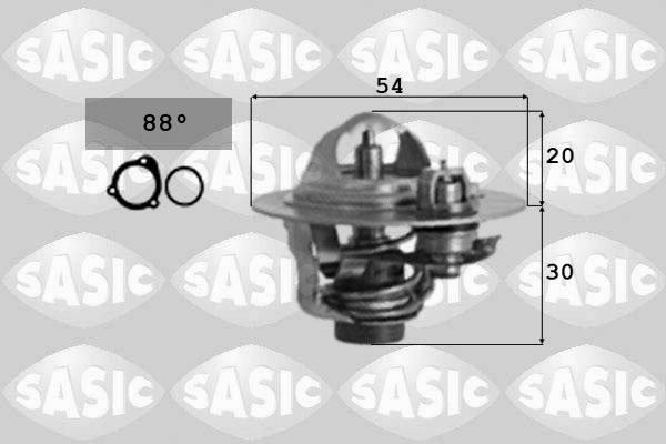 Sasic 9000298 - Termostato, Refrigerante autozon.pro