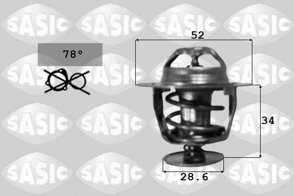 Sasic 9000237 - Termostato, Refrigerante autozon.pro