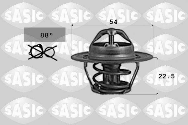 Sasic 9000742 - Termostato, Refrigerante autozon.pro