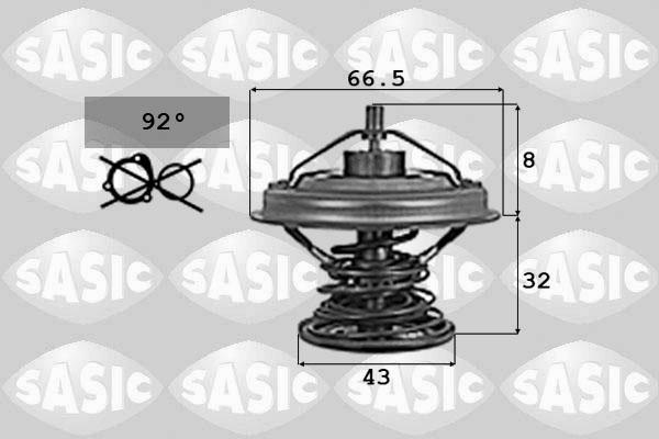 Sasic 9000701 - Termostato, Refrigerante autozon.pro