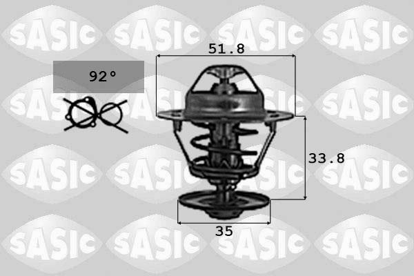 Sasic 9000713 - Termostato, Refrigerante autozon.pro