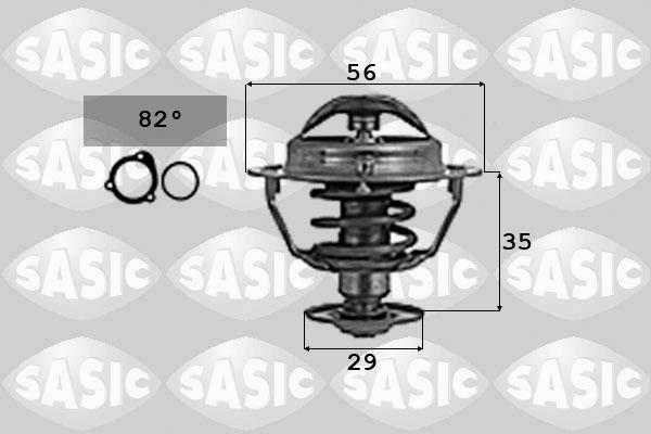 Sasic 9000737 - Termostato, Refrigerante autozon.pro