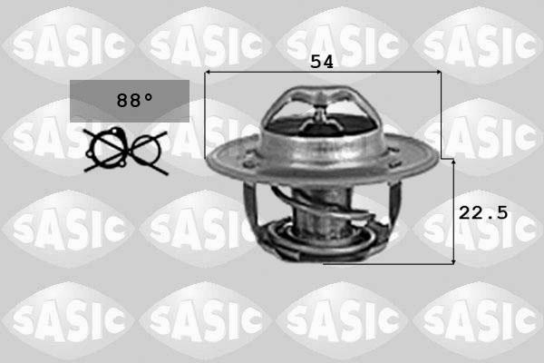 Sasic 9000727 - Termostato, Refrigerante autozon.pro