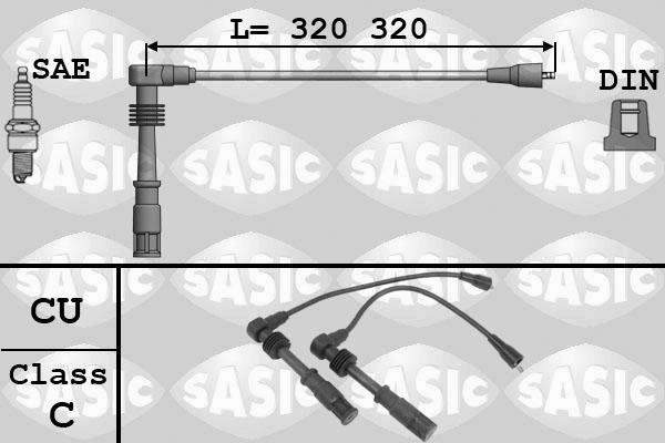 Sasic 9286060 - Kit cavi accensione autozon.pro