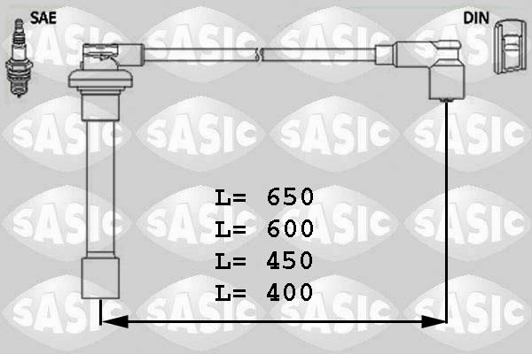 Sasic 9286010 - Kit cavi accensione autozon.pro