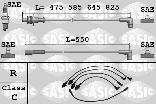 Sasic 9280005 - Kit cavi accensione autozon.pro