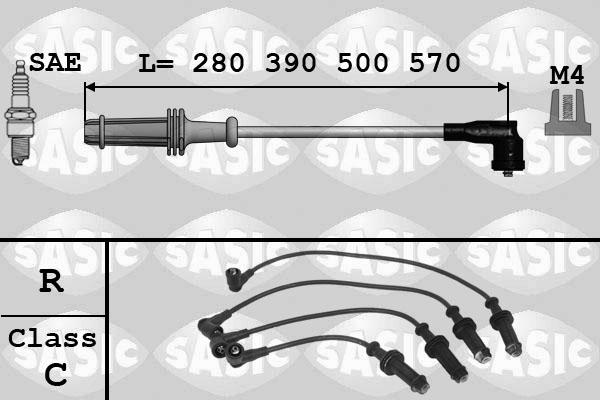 Sasic 9280003 - Kit cavi accensione autozon.pro