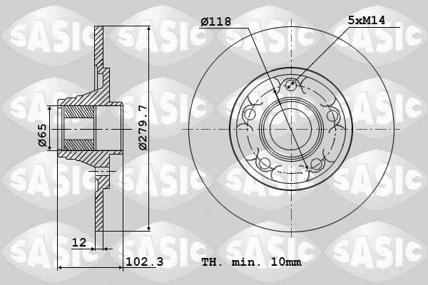 Sasic 4004307J - Discofreno autozon.pro