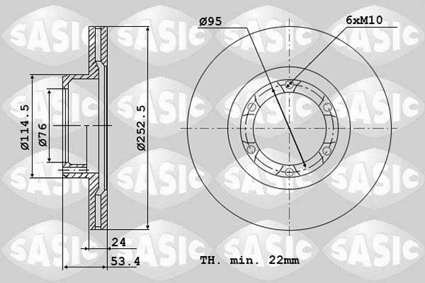 Sasic 4004249J - Discofreno autozon.pro