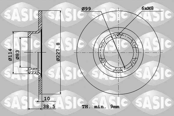 Sasic 4004240J - Discofreno autozon.pro