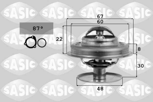 Sasic 4000356 - Termostato, Refrigerante autozon.pro