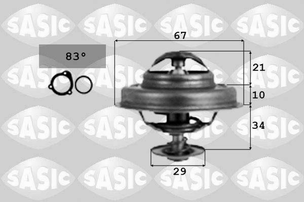 Sasic 4000368 - Termostato, Refrigerante autozon.pro