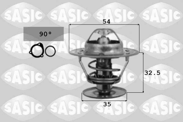 Sasic 4000374 - Termostato, Refrigerante autozon.pro