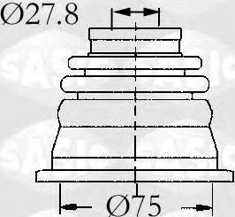 Sasic 4003465 - Cuffia, Semiasse autozon.pro