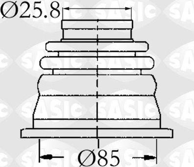 Sasic 4003408 - Cuffia, Semiasse autozon.pro