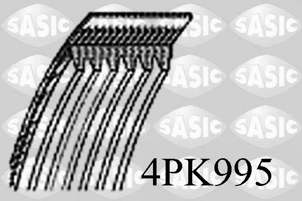 Sasic 4PK995 - Cinghia Poly-V autozon.pro