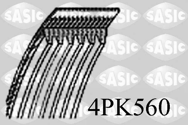 Sasic 4PK560 - Cinghia Poly-V autozon.pro