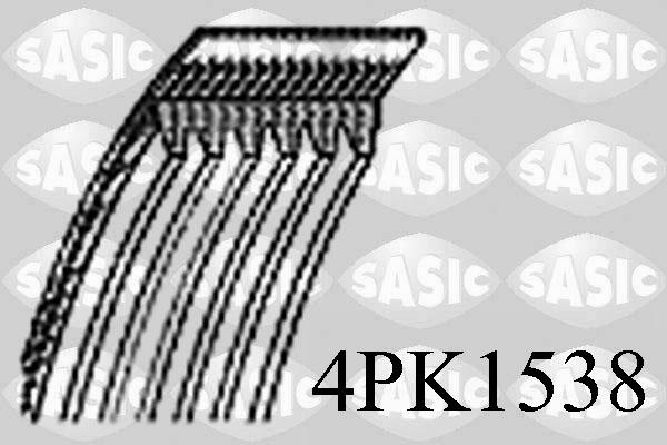 Sasic 4PK1538 - Cinghia Poly-V autozon.pro