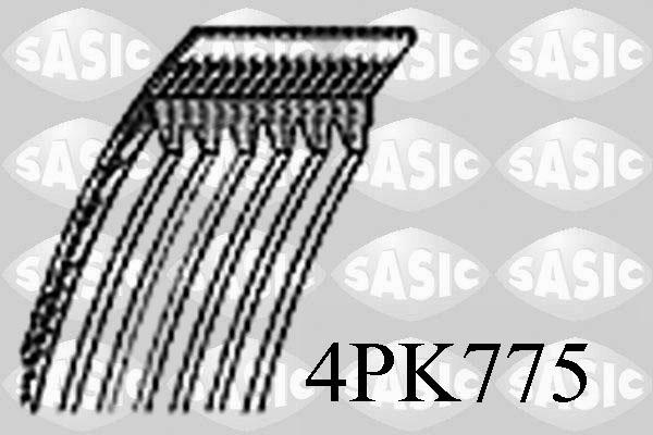 Sasic 4PK775 - Cinghia Poly-V autozon.pro