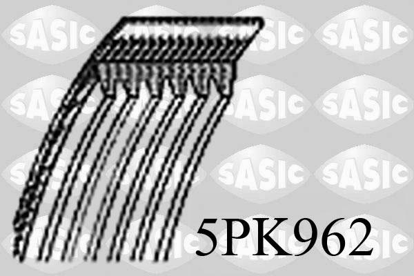 Sasic 5PK962 - Cinghia Poly-V autozon.pro