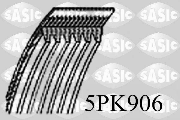 Sasic 5PK906 - Cinghia Poly-V autozon.pro