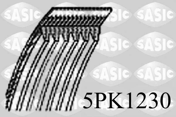 Sasic 5PK1230 - Cinghia Poly-V autozon.pro