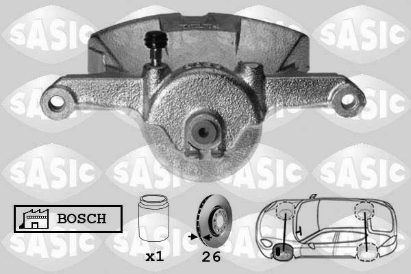 Sasic 6506180 - Pinza freno autozon.pro