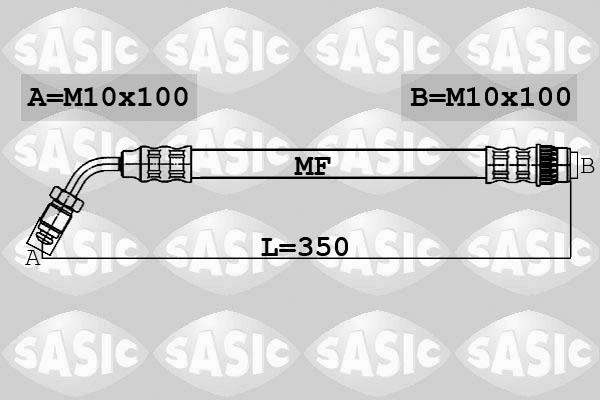 Sasic 6604019 - Flessibile del freno autozon.pro