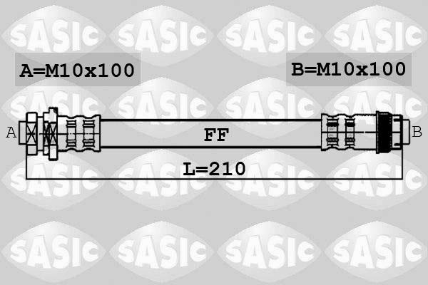 Sasic 6604018 - Flessibile del freno autozon.pro