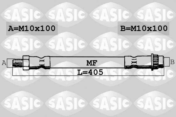 Sasic 6604025 - Flessibile del freno autozon.pro