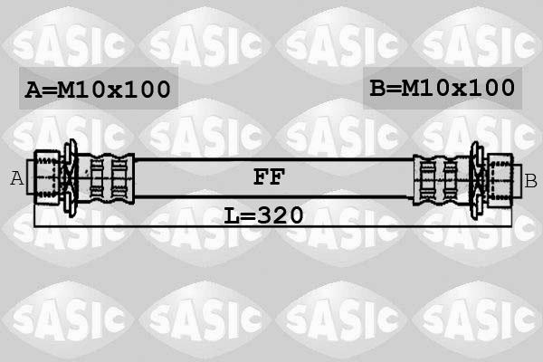 Sasic 6606059 - Flessibile del freno autozon.pro